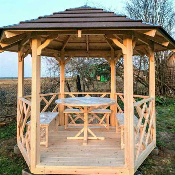 Преимущества беседок из дерева