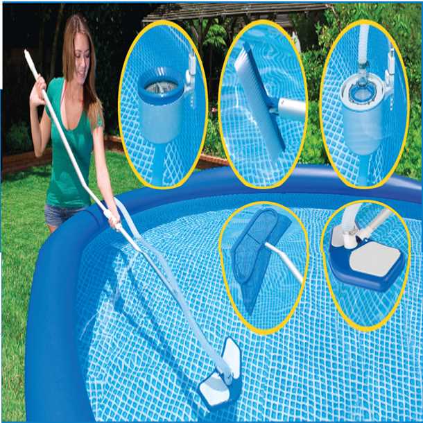 undefinedОдним из основных средств для поддержания чистоты воды в бассейне является обработка ее специальными химическими препаратами.</em> В зависимости от состояния воды и времени года, вам потребуется использовать различные средства. Например, для удаления водорослей и бактерий следует использовать антибактериальные препараты, а для поддержания pH-баланса и уровня хлора — специальные реагенты.