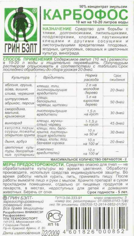 Обработка растений